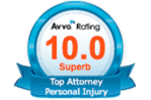 Avvo Rating 10 Superb - Top Attorney Personal Injury
